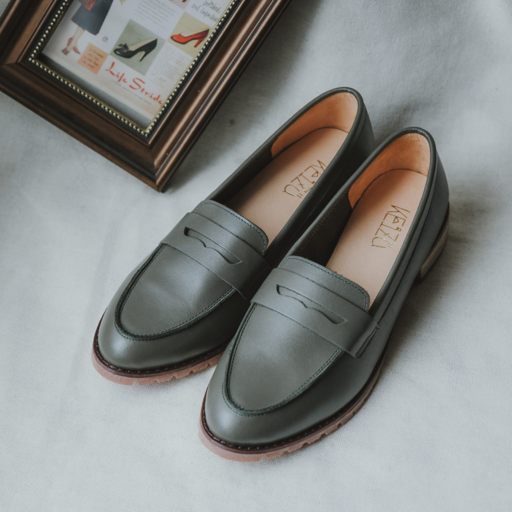 PARASHOE 本革レースアップ レザースニーカー カジュアル