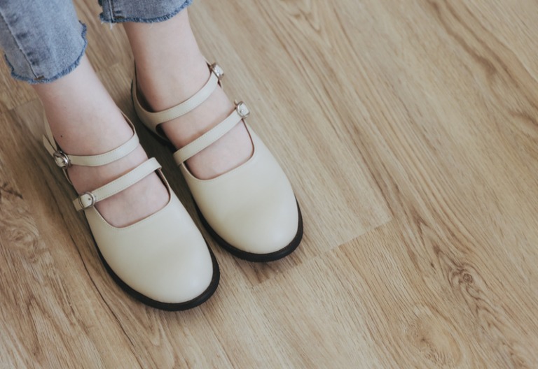 メアリーマグダレン　ストラップシューズ　靴　サンダル　白　ホワイト　牛革　S Sylphid Shoes by Mary Magdalene